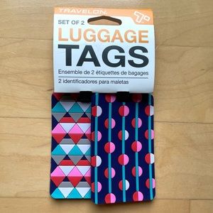 Travelon Luggage Tags, Set of 2; Geometric; Travel